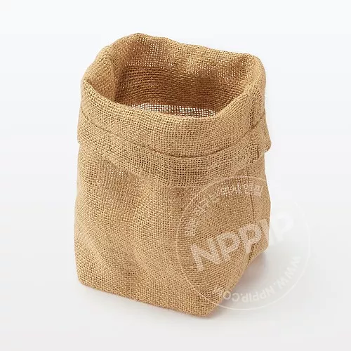 무인양품 황마 채소 보관 주머니 파우치 S