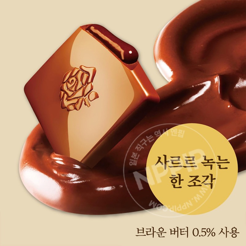 롯데 프리미엄 가나 농후 생초콜릿 풍부한 밀크맛 12개입