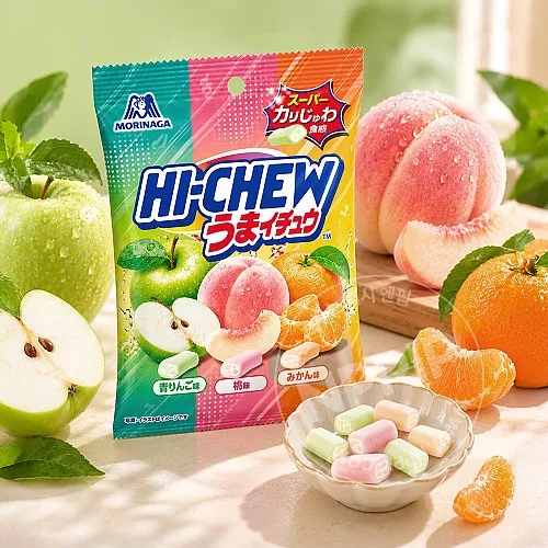 모리나가 하이츄 우마이츄 아소트 과일맛 68g
