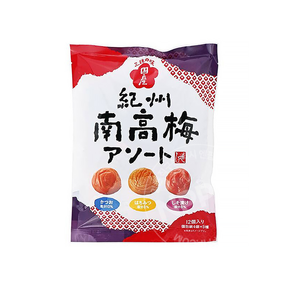 칼디 기슈 난코 우메 매실 간식 아소트 3종 84g