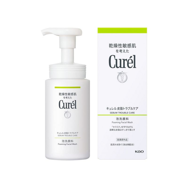 큐렐 세범 피지 트러블 케어 거품 세안제 150ml