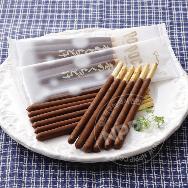 글리코 빼빼로 겨울의 쿠치토케 포키 코코아맛 2봉입