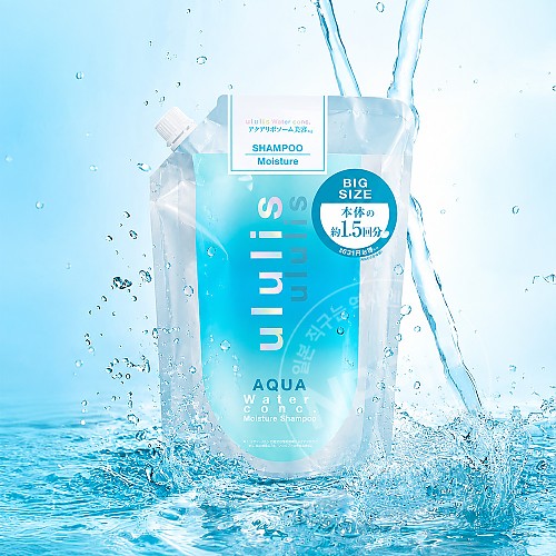 우루리스 워터콘크 아쿠아 모이스쳐 샴푸 리필 510ml