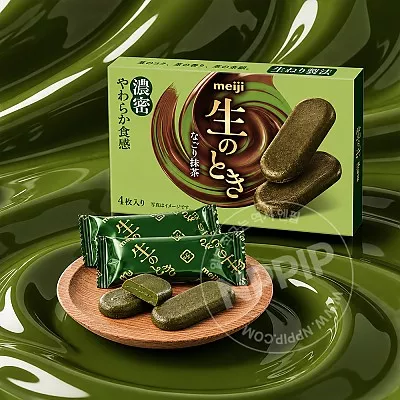 메이지 나마노토키 촉촉한 초콜릿 말차맛 4개입
