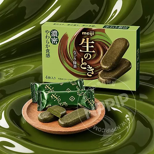 메이지 나마노토키 촉촉한 초콜릿 말차맛 4개입
