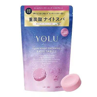YOLU 요루 캄나이트 드리밍 배쓰 태블렛 입욕제 6개입 다프네 샌달우드향