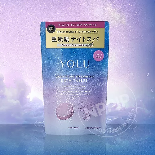 YOLU 요루 캄나이트 드리밍 배쓰 태블렛 입욕제 6개입 다프네 샌달우드향