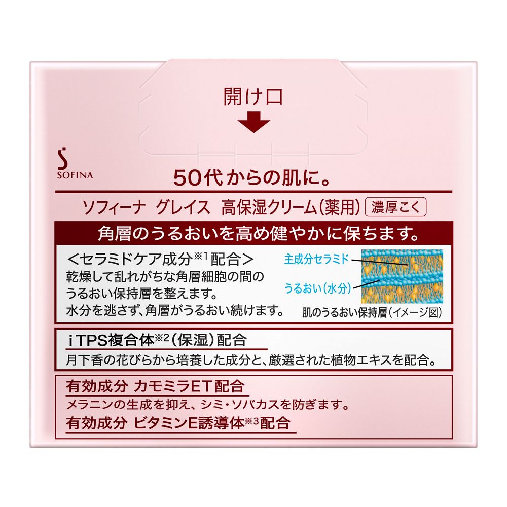 소피나 그레이스 고보습 크림 브라이트닝 진한 타입 40g