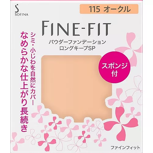 소피나 파인핏 파우더 파운데이션 롱킵 SP 115 오클 리필 7.5g SPF20 PA++