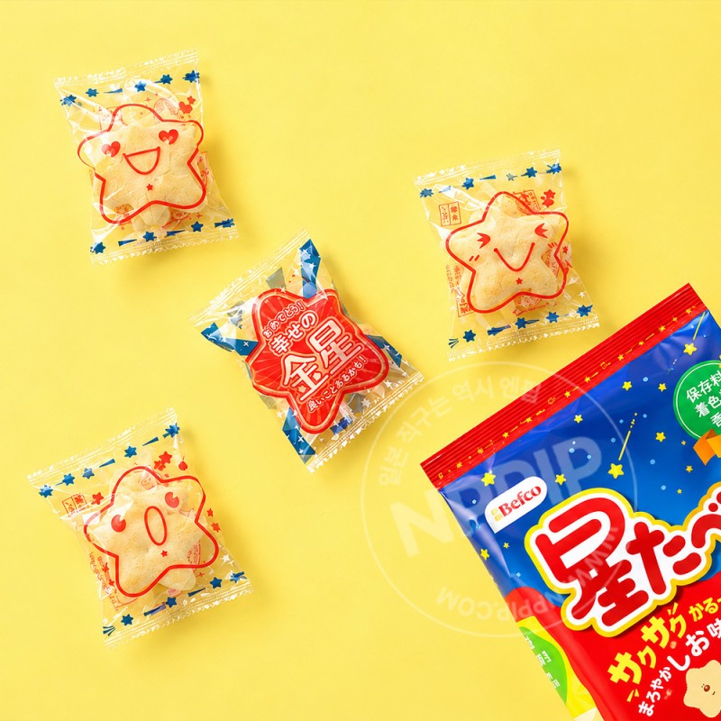 베프코 호시타베요 센베이 일본 쌀과자 소금맛 20매입