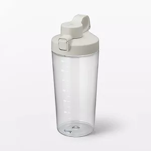 무인양품 입구가 넓어 씻기 쉬운 눈금 표시 원터치 보틀 화이트 700ml