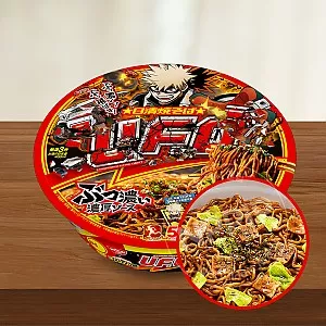 닛신 ufo 야끼소바 나의 히어로 아카데미아 패키지 128g