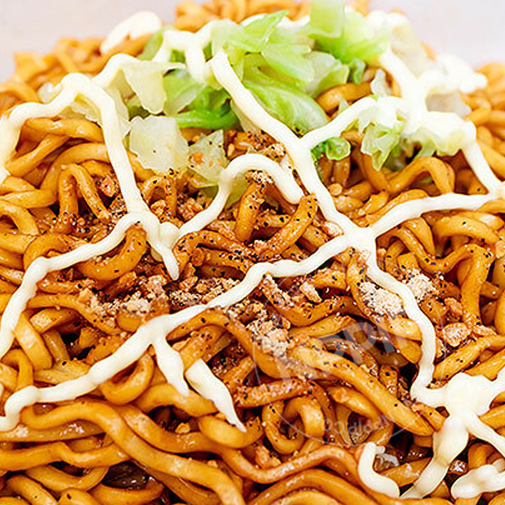 묘조 잇페이짱 야점의 야키소바 불향 마늘 간장맛 라멘 110g