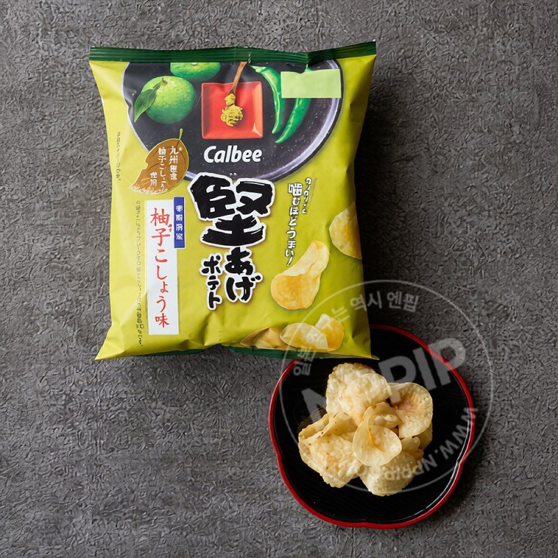 가루비 카타아게 포테토 유즈코쇼맛 감자칩 60g