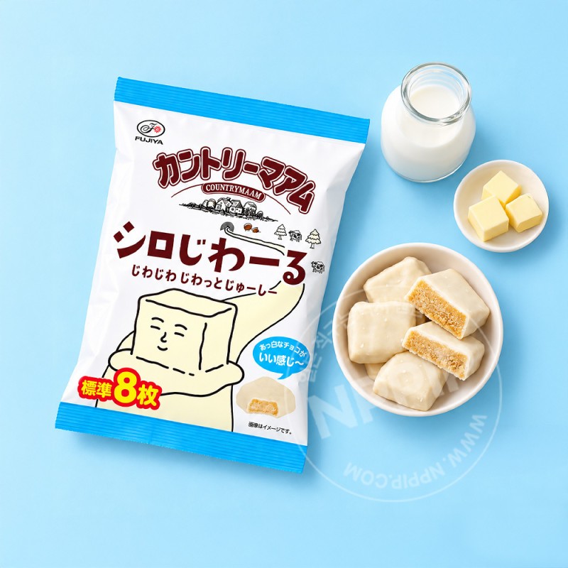 후지야 컨트리맘 시로지와루 초코쿠키 82g