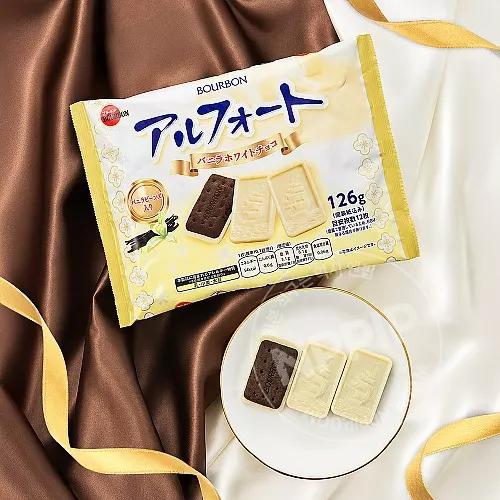 부르봉 알포트 바닐라 화이트 초코맛 126g