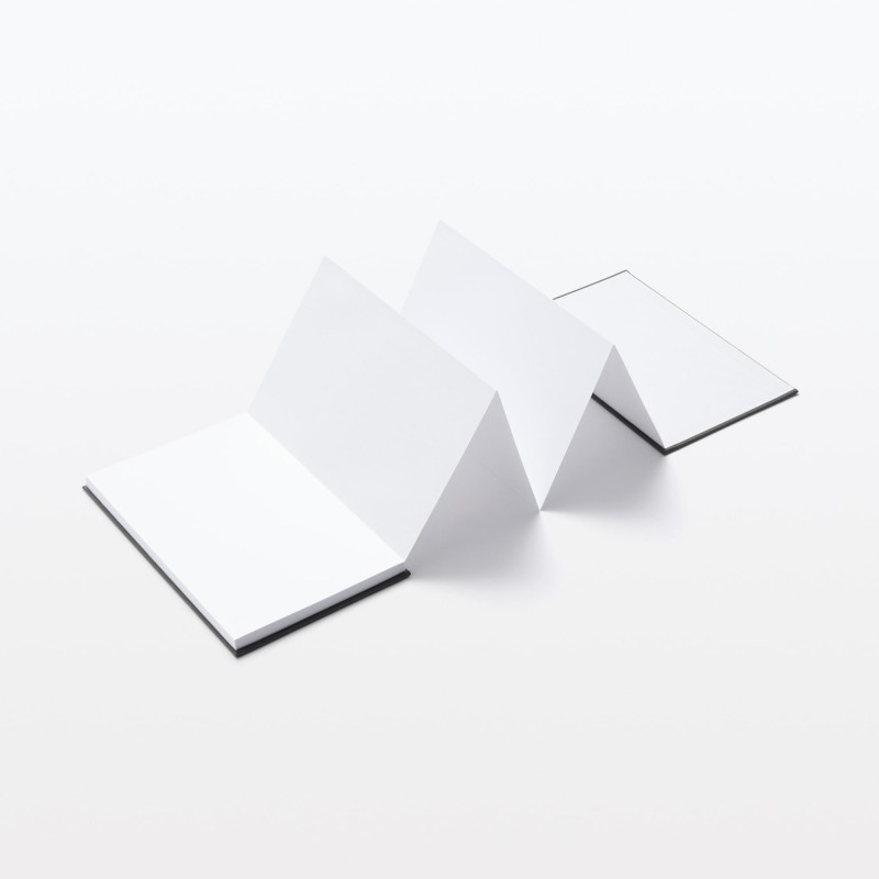 무인양품 고슈인첩 아코디언형 다크 그레이 약 120x180mm 48페이지