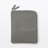 무인양품 캔버스 노트 케이스 그레이 A5용