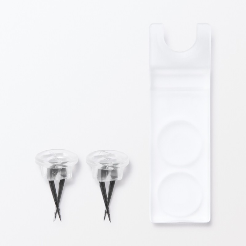 무인양품 벽에 붙이는 아크릴 디스플레이 ㄷ자형 약 폭 22x깊이 12x높이 2.5cm 5cm 석고보드용