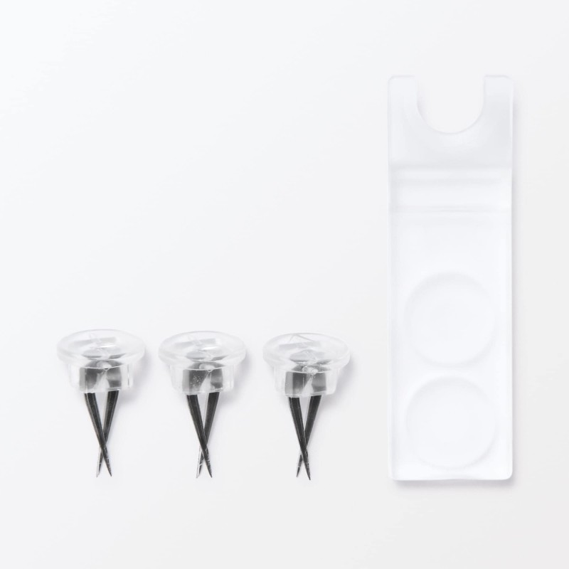 무인양품 벽에 붙이는 아크릴 디스플레이 ㄷ자형 약 폭 44x깊이 12x높이 2.5cm 5cm 석고보드용