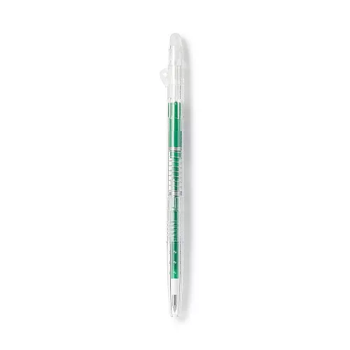무인양품 문질러 지우는 슬림 볼펜 노크식 그린 0.38mm