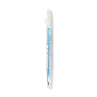 무인양품 문질러 지우는 슬림 볼펜 노크식 라이트 블루 0.38mm