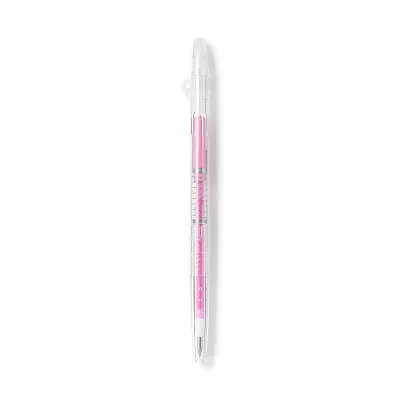 무인양품 문질러 지우는 슬림 볼펜 노크식 핑크 0.38mm