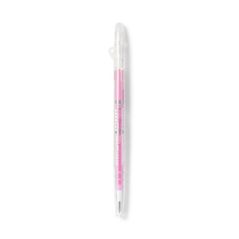 무인양품 문질러 지우는 슬림 볼펜 노크식 핑크 0.38mm