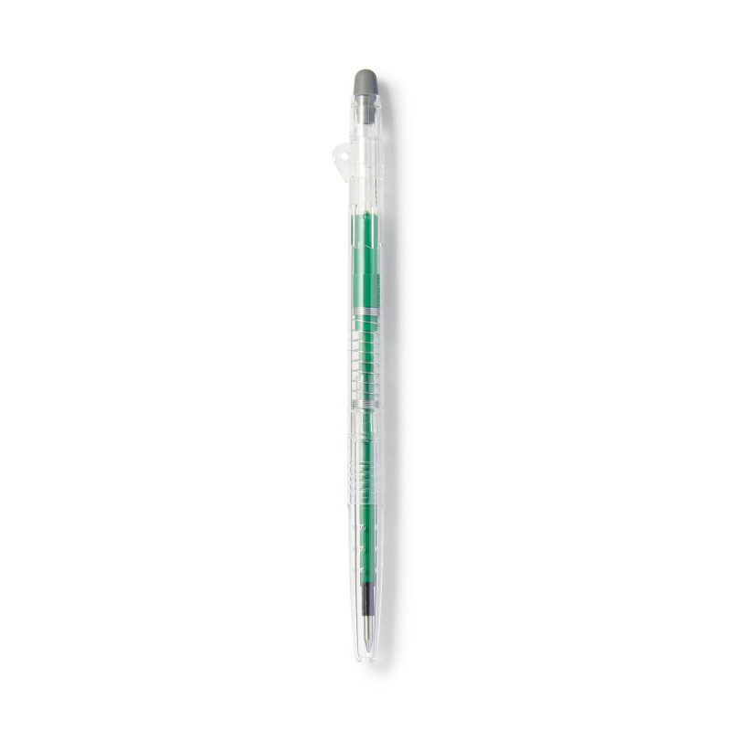 무인양품 문질러 지울 수 있는 슬림 볼펜 노크식 그린 0.5mm