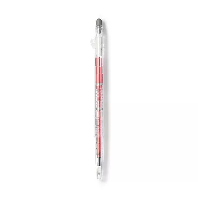 무인양품 문질러 지울 수 있는 슬림 볼펜 노크식 레드 0.5mm