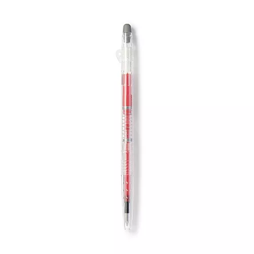 무인양품 문질러 지울 수 있는 슬림 볼펜 노크식 레드 0.5mm