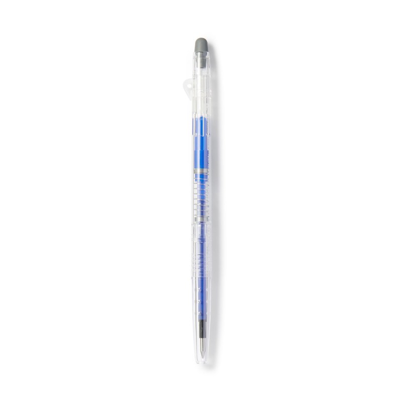 무인양품 문질러 지울 수 있는 슬림 볼펜 노크식 블루 0.5mm
