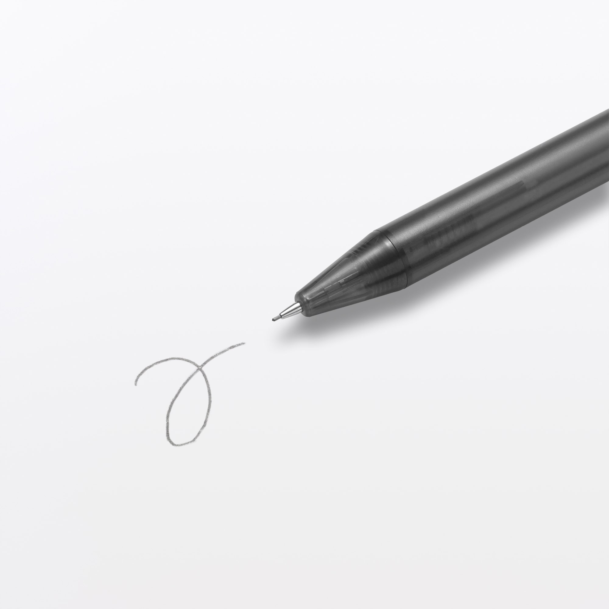 무인양품 폴리카보네이트 펜촉을 넣을 수 있는 샤프 다크 그레이 0.5mm