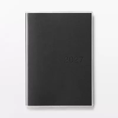 무인양품 버티컬 스케줄러 먼슬리 위클리 블랙 2026년 12월 시작 월요일 시작 B6