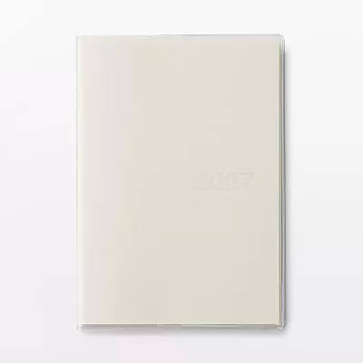 무인양품 버티컬 스케줄러 먼슬리 위클리 화이트 2026년 12월 시작 월요일 시작 B6