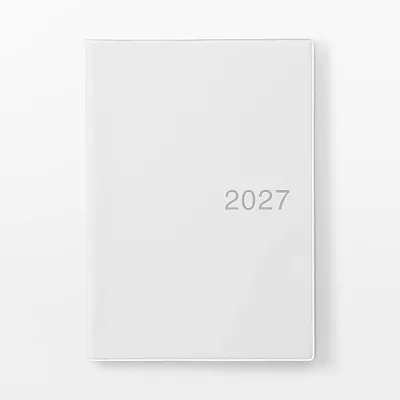무인양품 월요일 시작 먼슬리 스케줄러 2026년 12월 시작 A5 그리드 화이트
