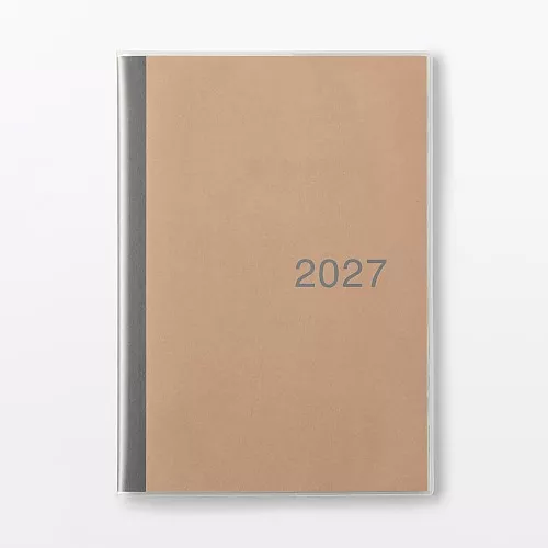 무인양품 월요일 시작 먼슬리 스케줄러 2026년 12월 시작 B5 줄노트 그레이