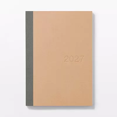 무인양품 월요일 시작 먼슬리 위클리 스케줄 다이어리 2026년 12월 시작 B6