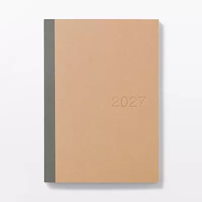 무인양품 월요일 시작 먼슬리 위클리 스케줄러 2026년 12월 시작 A5