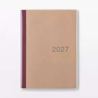 무인양품 일요일 시작 먼슬리 스케줄 다이어리 2026년 12월 시작 B5