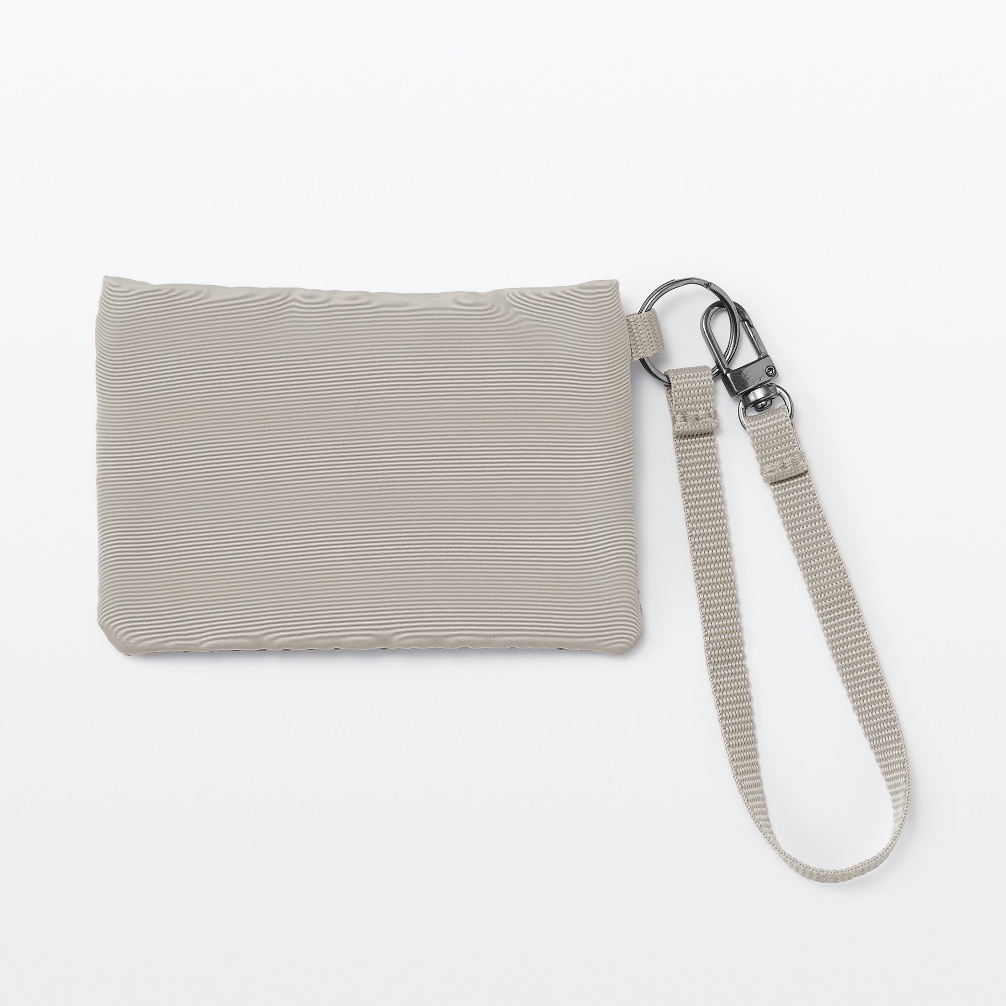 무인양품 폴리에스테르 카드 케이스 그레이베이지 약 8x12cm