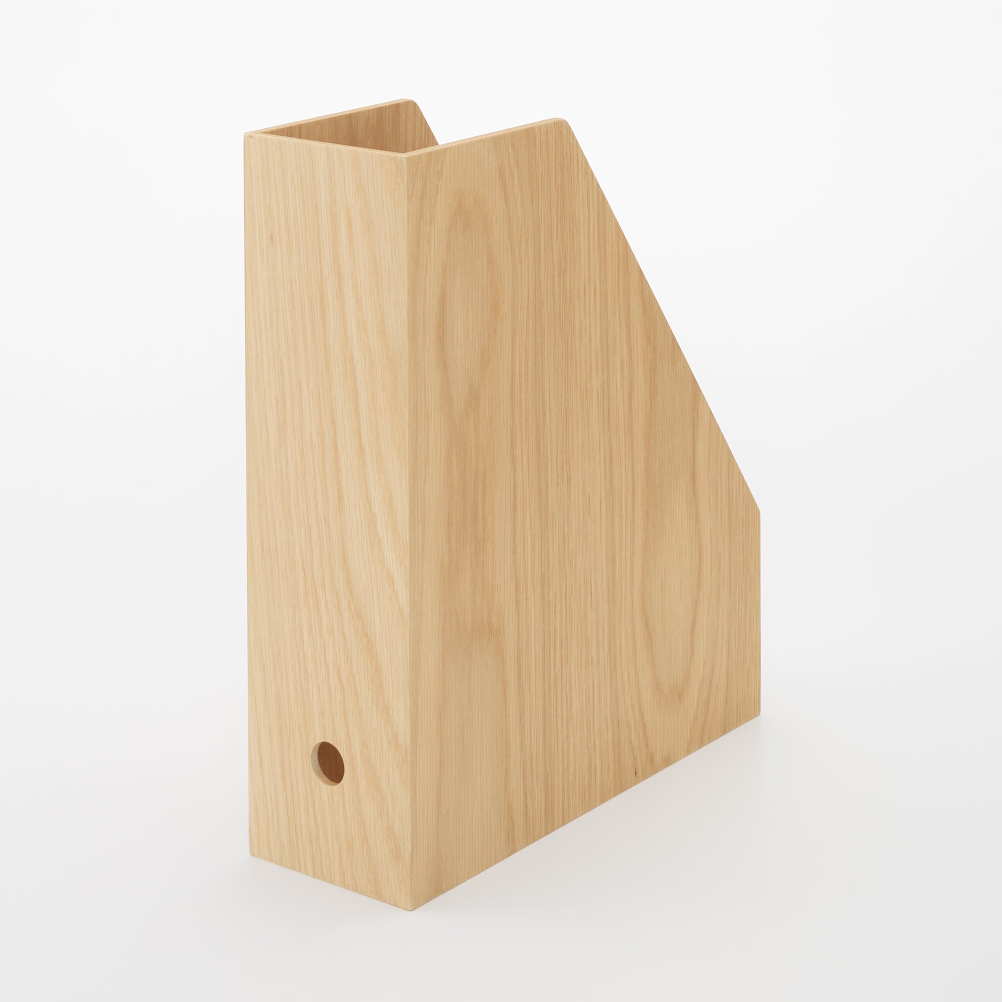 무인양품 목재 스탠드 파일 박스 폭 9.2cm A4용