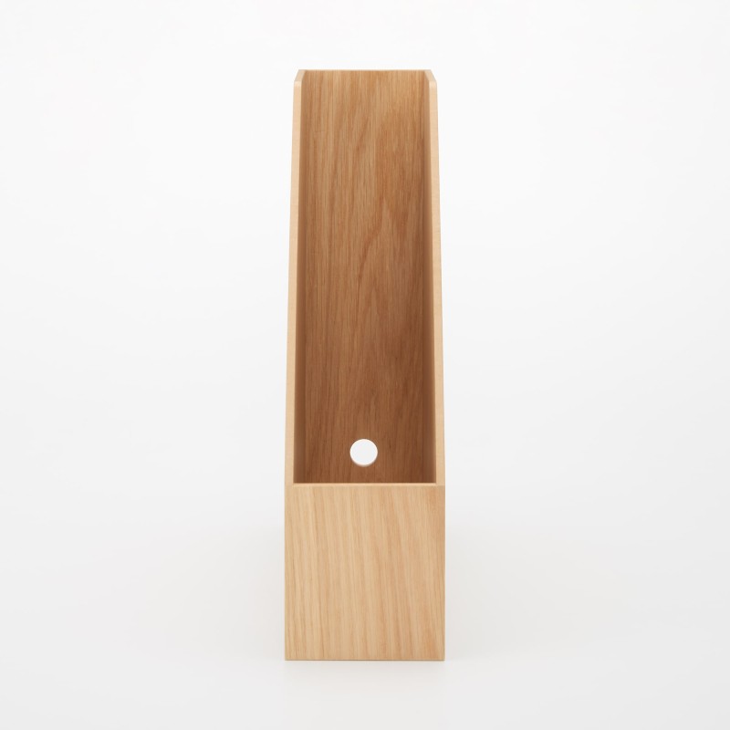 무인양품 목재 스탠드 파일 박스 폭 9.2cm A4용