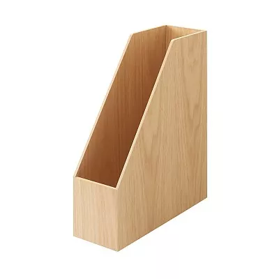 무인양품 목재 스탠드 파일 박스 폭 9.2cm A4용