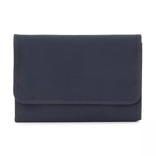 무인양품 폴리에스테르 문구 정리 파우치 네이비 22x17cm 대