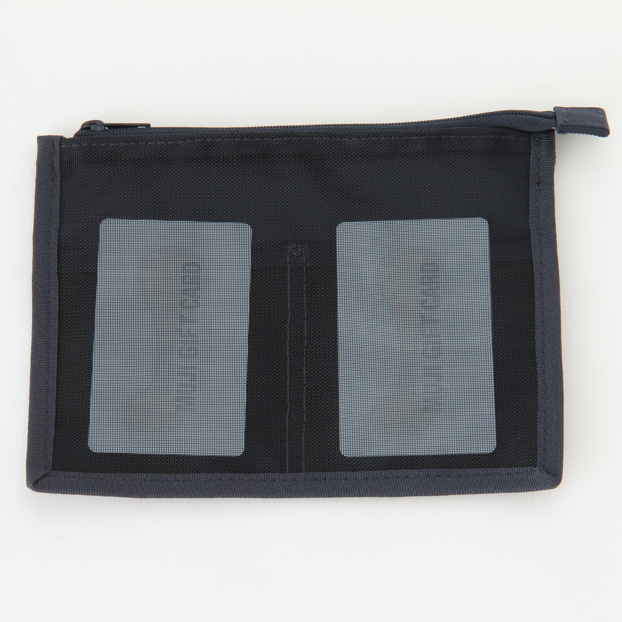 무인양품 폴리에스테르 문구 정리 파우치 네이비 약 22x15cm 소