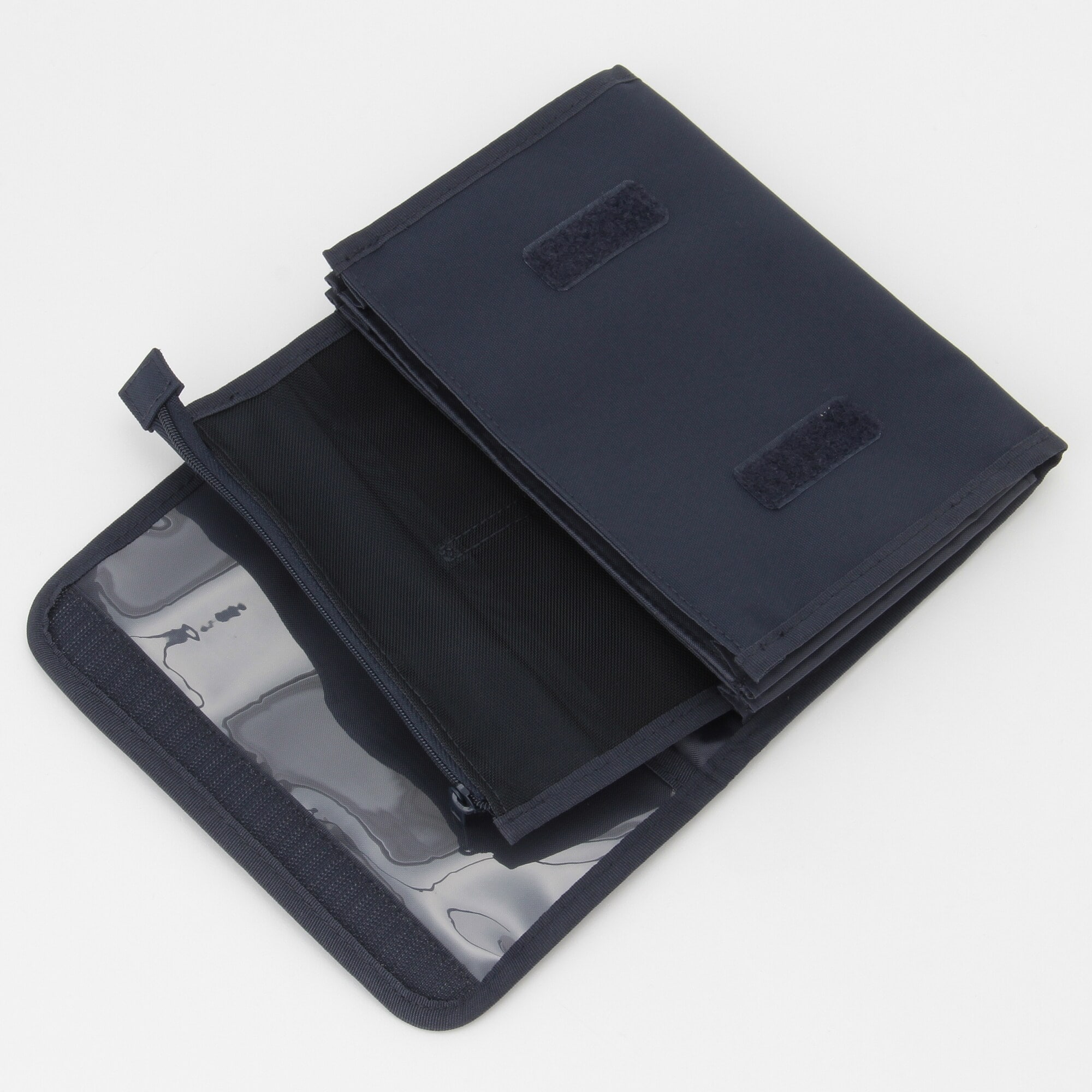 무인양품 폴리에스테르 문구 정리 파우치 네이비 약 22x15cm 소