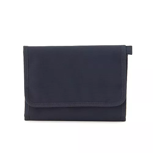 무인양품 폴리에스테르 문구 정리 파우치 네이비 약 22x15cm 소