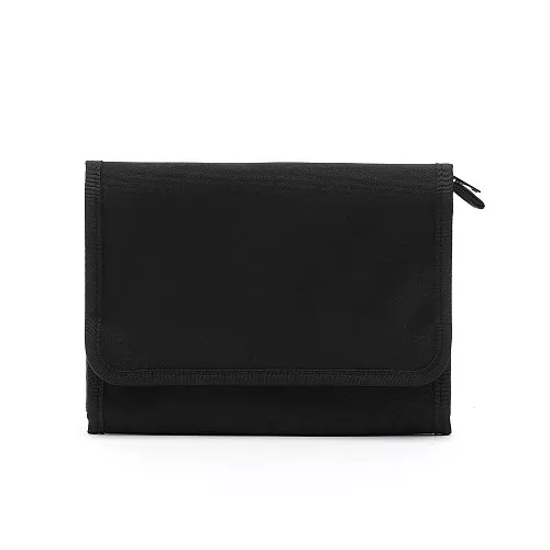 무인양품 폴리에스테르 문구 정리 파우치 블랙 약 22x15cm 소