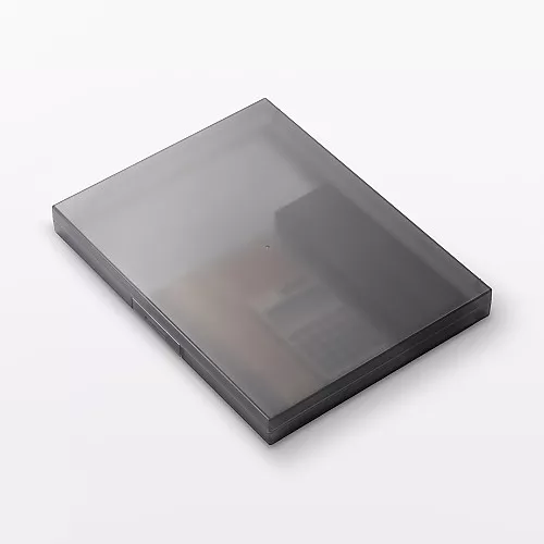 무인양품 폴리프로필렌 파일 케이스 다크 그레이 약 폭 33x깊이 318x높이 243mm